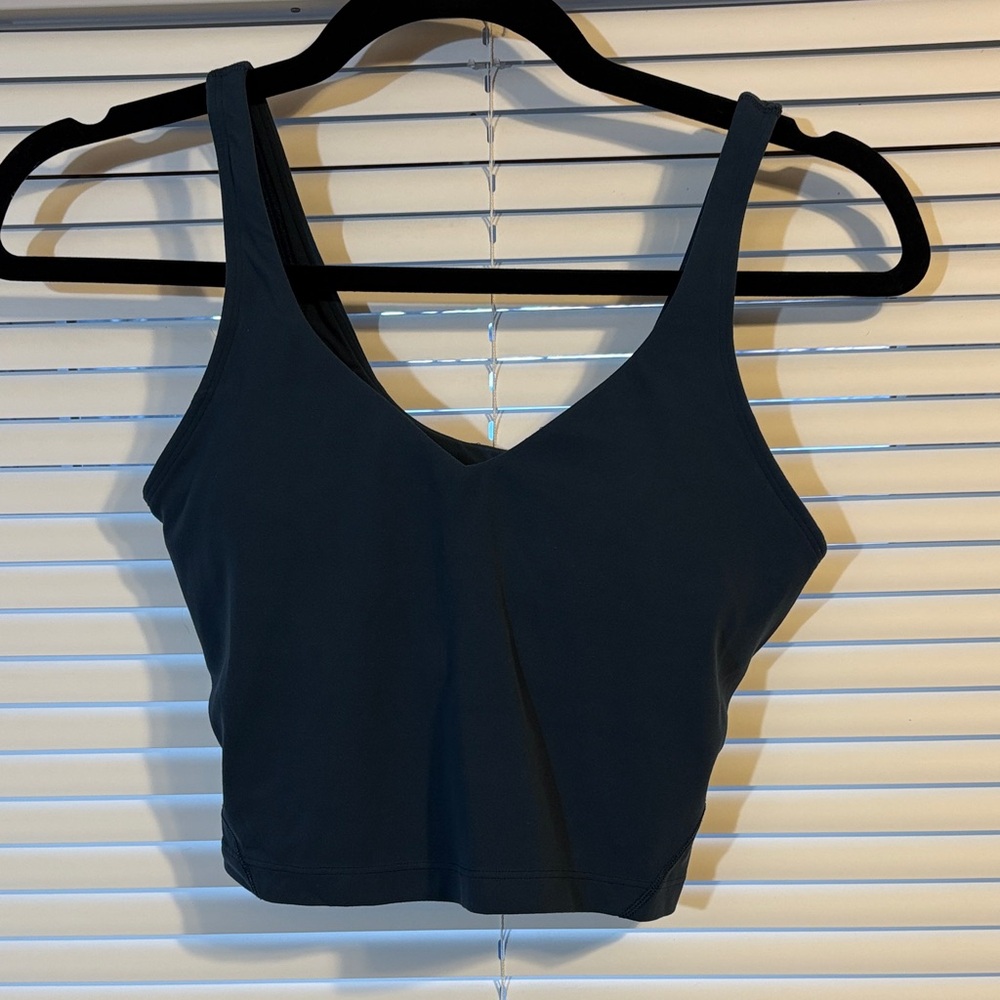Lululemon Athletica Blue Crop Top